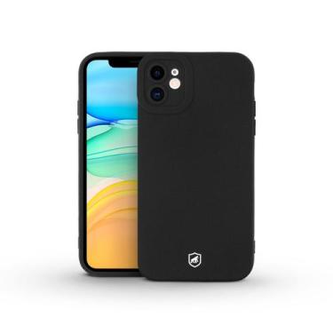 Imagem de Case Capa Capinha Silicon Cloud para iPhone - Gshield, Preta iPhone 11