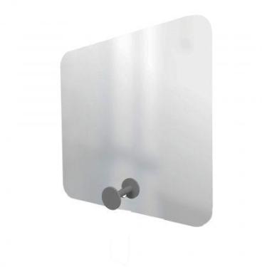 Imagem de Espelho Funcional Hook Cinza 50x50 Cm Quadrado - e2g Design
