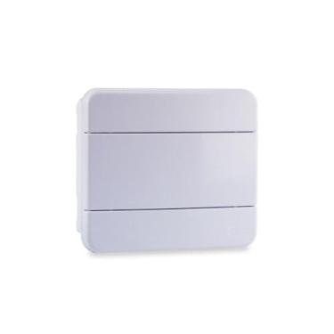 Imagem de Force Line - Quadro distribuicao 8 disjuntores din - embutir, branco