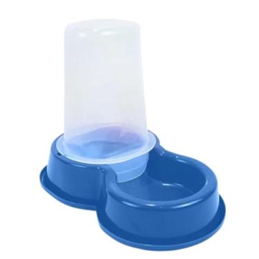 Imagem de Bebedouro ou Comedouro Automático Flex 1,5L para Pets de Pequeno Porte (Azul, Azul)