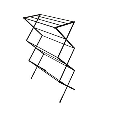 Imagem de Varal Chão Sanfonado 11v Preto