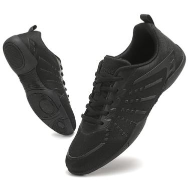 Imagem de OITLSR Tênis de torcida preto para meninas, leve, para competição de torcida, tênis de torcida para jovens, treinamento atlético, dança, tênis, caminhada, tamanho infantil 13 a feminino, tamanho 40