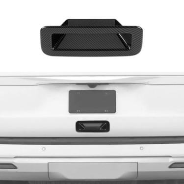 Imagem de Moldura decorativa da tampa da maçaneta traseira para Ford Conqueror 2022-2024, acessórios externos de carro, preto