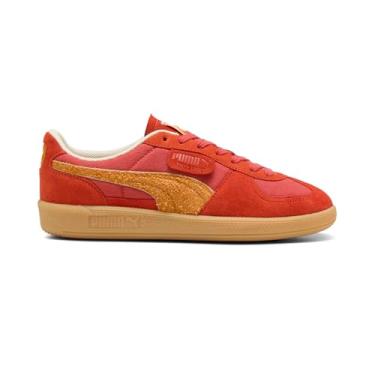 Imagem de PUMA Tênis masculino Palermo Weathered com cadarço casual - vermelho, Vermelho, 44