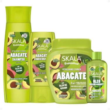 Imagem de Kit Skala Frutástica Abacate: Shampoo, Condicionador, Creme Tratamento