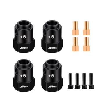 Imagem de NMNRC +5mm Wider Steel Wheel Hex Hub for 1/18 TRX4M & TRX4M High Trail RC Car Series Upgrades Part