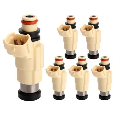 Imagem de Conjunto de 6 injetores de combustível | Compatível com motor de popa YAMAHA 4 tempos F200TXR F225TLR F225TXR LF225TXR| Substitui 69J137610000 CDH240