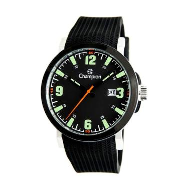 Imagem de Relógio Champion Masculino Analógico Preto Prata Ca31711p