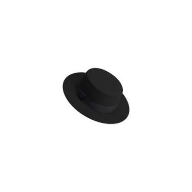 Imagem de Chapéu de feltro em estilo espanhol preto 0013NE para mulheres e homen