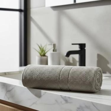 Imagem de Toalha De Banho Galaxy Premium Camesa Toque de Seda 70x140cm, Bege F78