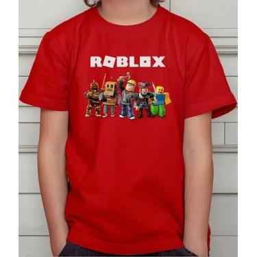 Imagem de Camiseta Camisa Infantil Juvenil Gamer Roblo ox Menino Menina 100% Alg