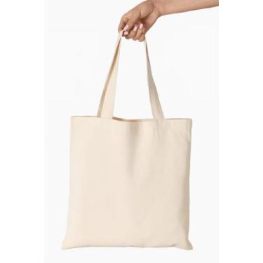 Imagem de Ecobag 30x40 Bolsa Ecológica 100% Algodão Cru 190gr Sarja - Fabricação