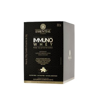 Imagem de Immuno Whey Pro-glutathione Baunilha 25g Essential Nutrition 15 Sachês