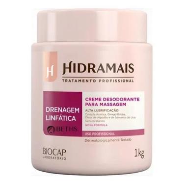 Imagem de Creme P/ Drenagem Linfática Alta Lubrificação Hidramais 1 Kg Suave