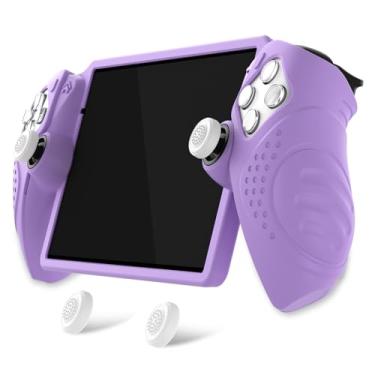 Imagem de PlayVital Design for PS Portal Cover, Guardian Edition Silicone Protective Case for PS Portal Remote Player with Thumb Grips - Shockproof, Anti-Slip Grip Accessories - Mauve Purple