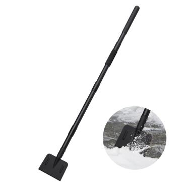 Imagem de Pá plana, pá de neve, raspador de gelo, cortador de gelo de 137 cm para passarela, ferramenta de remoção de gelo para raspador de limpeza de jardim ao ar livre, ferramenta de remoção de ervas daninhas