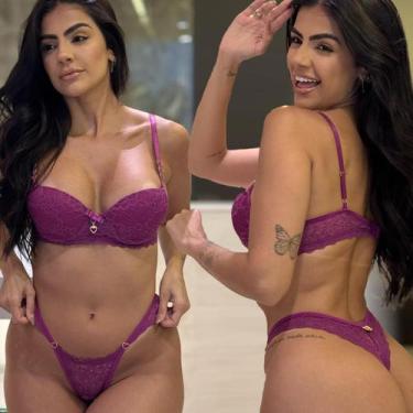 Imagem de Lingerie Sensual Feminina Romântica Sexy Delicada Rendada - Like4you, 