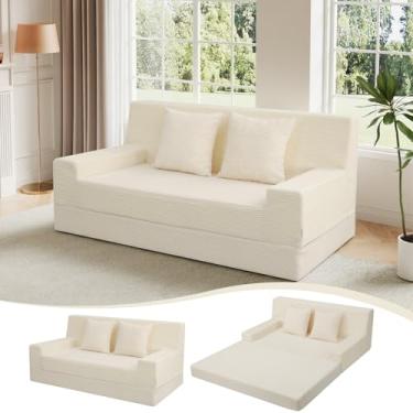 Imagem de MeMoreCool Sofá-cama dobrável bege