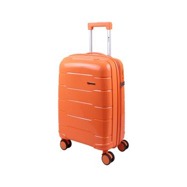 Imagem de Mala Travelux Wengen Pequena 10 Kg Laranja – Expansível e Cadeado TSA