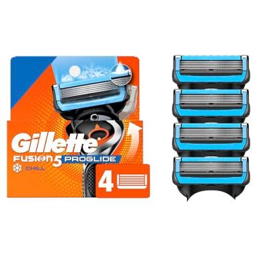 Imagem de Gillette Lâminas de barbear masculinas ProGlide Chill com 4 refis de lâminas
