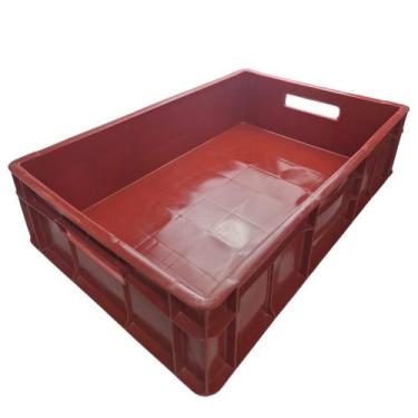 Imagem de CAIXA FECHADA 26L VERMELHA 39x14x60CM MS16FA FECHADO COM ALÇA - MERCOP