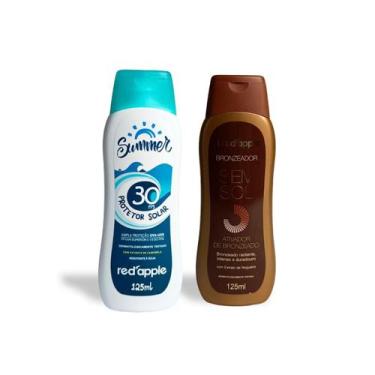 Imagem de Protetor Solar Fps 30 e Bronzeador 125ml Red Apple