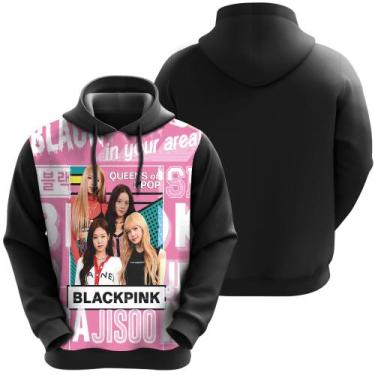 Imagem de Blusa De Moletom Banda Blackpink Black Pink Música Kpop - Exo, P