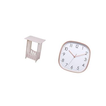 Imagem de Fenteer Mesa Prática para Hotel, Café, Corredor, Sala de Estar, com Grande Relógio de Arte Vintage Silencioso para Sala de Jantar, Casa, Fazenda E Aca