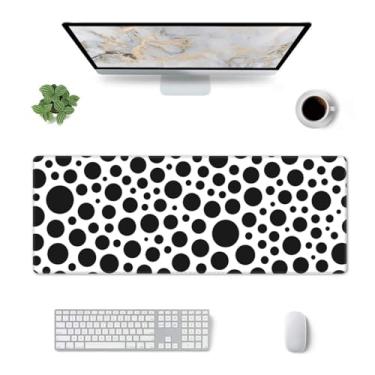 Imagem de CANFLASHION Tapete de mesa, tapete de mesa de escritório 80 cm x 29 cm grande para jogos, mouse pad estendido durável para computador, tapetes de mouse grandes e grossos à prova d'água, base de