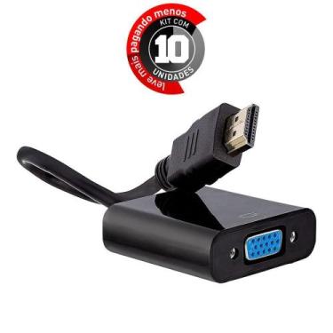 Imagem de Cabos Conversor Hdmi Para Vga - Kit 10 - Cirilo Cabos