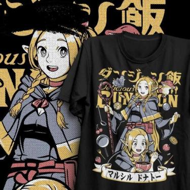 Imagem de Camiseta Feminina Anime Dungeon Meshi - Estampa Mangá Marcille Y2K - T