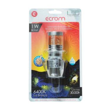 Imagem de Lâmpada LED Mini Drop 6400K Luz Branca Bivolt IP68 para Solo e Deck - 