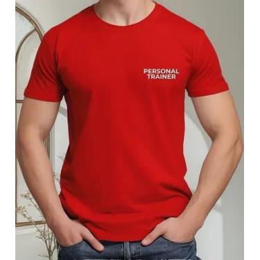 Imagem de Camisa Camiseta Adulto Masculina Feminina Algodão Personal Trainer Uni
