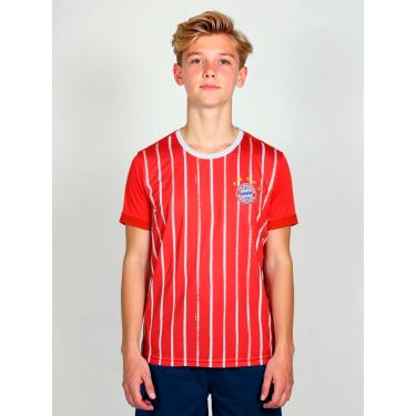 Imagem de Camiseta Juvenil Dry Fit Bayern Vermelho 12