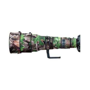Imagem de COMEOXO Capa de lente para Nikon AF-S 600 mm F/4 G VR camuflagem capa de proteção de lente de câmera (cor #camuflagem folha verde - à prova d'água) capa de chuva
