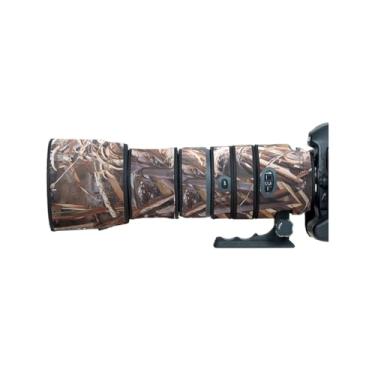 Imagem de COMEOXO Capa de lente para Sigma 150-500 mm F/5-6.3 DG OS HSM camuflagem capa de proteção para lente de câmera (cor #camuflagem de grama murcha - à prova d'água) capa de chuva