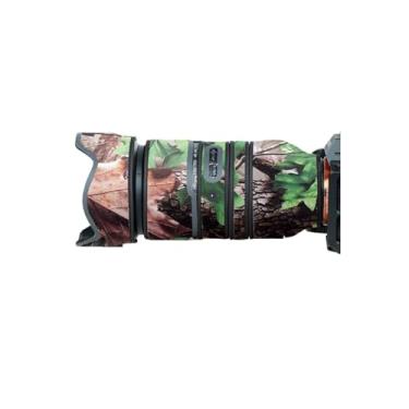 Imagem de Capa de lente para Sony FE 24-70 mm F/2.8 GM II camuflagem capa de proteção para lente de câmera (cor #camuflagem folha verde - à prova d'água) capa de chuva