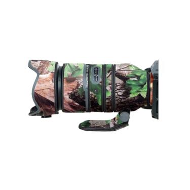 Imagem de COMEOXO Capa de lente para Tamron 50-400 mm F/4.5-6.3 DI III (A067) Capa de proteção de lente de câmera camuflada (cor # camuflagem folha verde - à prova d'água) capa de chuva