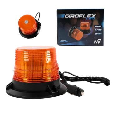 Imagem de Giroflex Led Luz C/ Imã 12v 24v Tomada Veicular Carro E Moto - M7