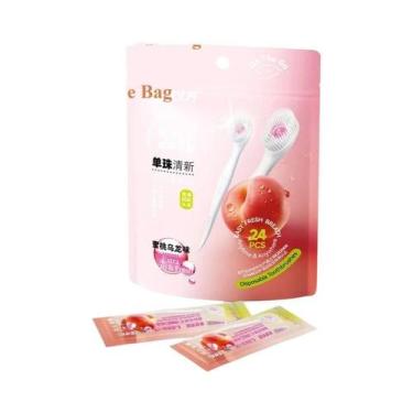 Imagem de Escova De Dentes Mini Portátil Com Pérolas Refrescantes Para a Boca, P