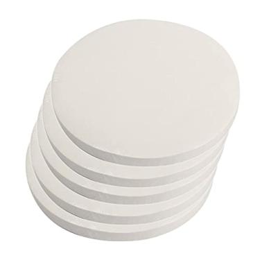 Imagem de Baoblaze Papel pergaminho forros de fritadeira de ar resistente, papel pergaminho não perfurado para fritadeira a ar, serpentina, frigideiras, extra forte, sem queima, fácil limpeza - 500 peças 10 cm