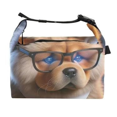Imagem de TSENQUE Lancheira personalizada Chow Chow Cachorro fofo para adultos mulheres lancheira isolada reutilizável personalizada lancheira para trabalho