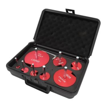 Imagem de Cryfokt Alargador de Tubo de PVC Profissional, Resistente, Encaixe de Tubo, Protetor de Encaixe de PVC para Projetos Domésticos de Expansão de, 8", Aço de Alta Velocidade (8 unidades)