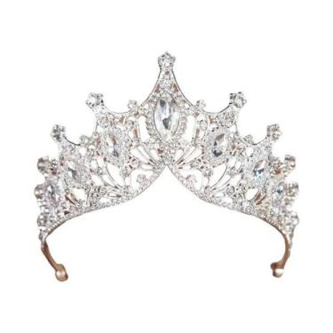 Imagem de Coroas De Rainha Para Mulheres, Coroa De Princesa Com Pentes, Tiara De