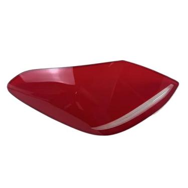 Imagem de Tampa da luz traseira do carro lente escudo de vidro lâmpada traseira compatível com mercedes benz c-class w205 2015-2018 abajur cauda luz automática lampcover(Right)