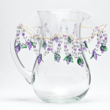 Imagem de Cobre jarra pedraria roxo - Recanto da Costura