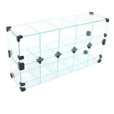 Imagem de Baleiro de Vidro Expositor para mercearias mercados   - 60 x 30 x 15cm