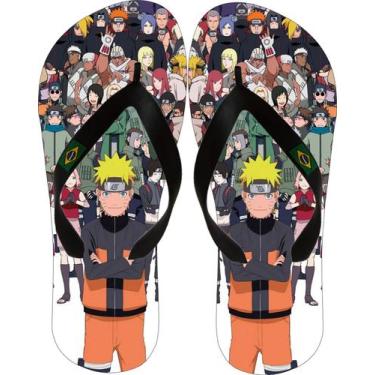 Imagem de Chinelo Naruto Adulto Infantil Unissex - HenriqueShop, Modelo2, 45/46
