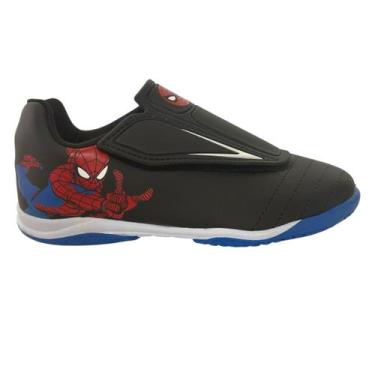 Imagem de Chuteira Marvel Aranha Heróis  - Dray, Preto, Vermelho, 29