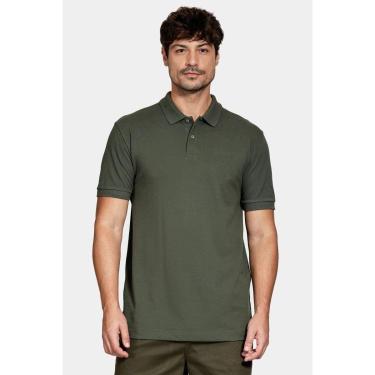 Imagem de Polo Aramis Piquet Algodão Básico Manga Curta Verde-Masculino